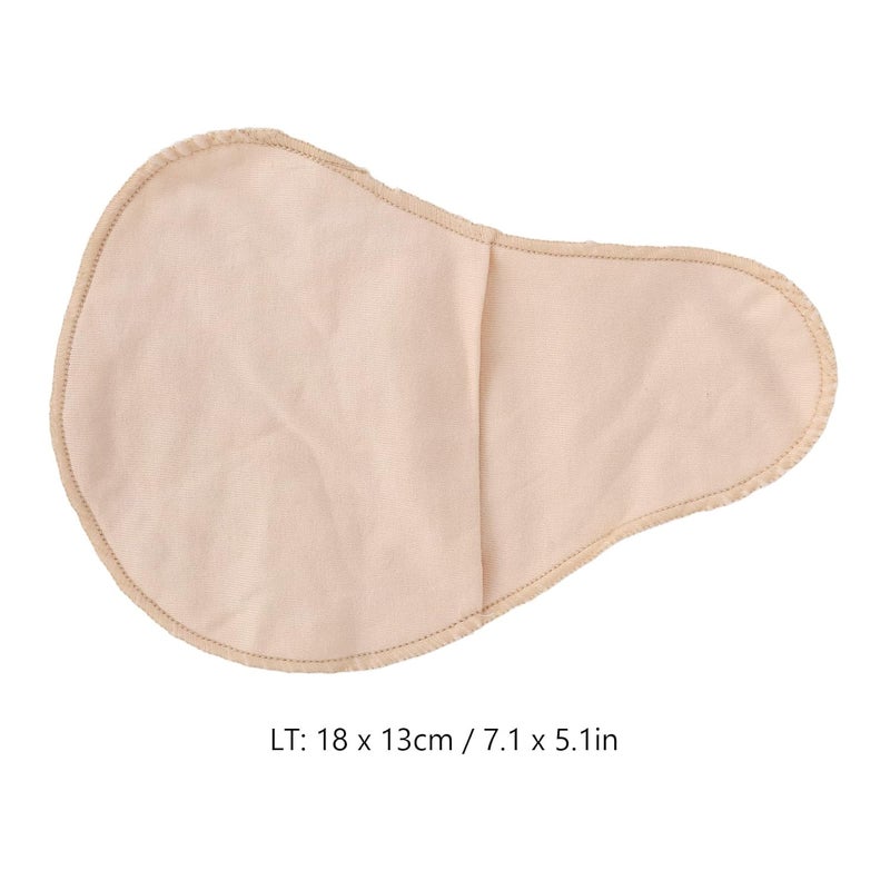 woobles Fake Breast Protective Case, Mastectomy Breast Breast Prosthesis Protective Pockets Cotton Prosthesis Mastectomy Bra[Lt] - Image 3